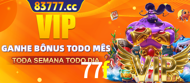 Banner promocional do 77f oferecendo 100% de recompensas adicionais contínuas para quem fizer o login diário (Daily sign-in), com um mascote de coelho.