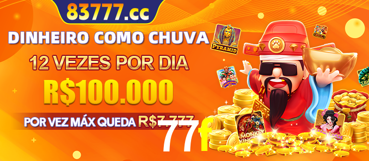 Banner do programa de recompensas Recomende para amigos do 77f, detalhando os bônus por convidar amigos, com prêmios que chegam a R$288.888.