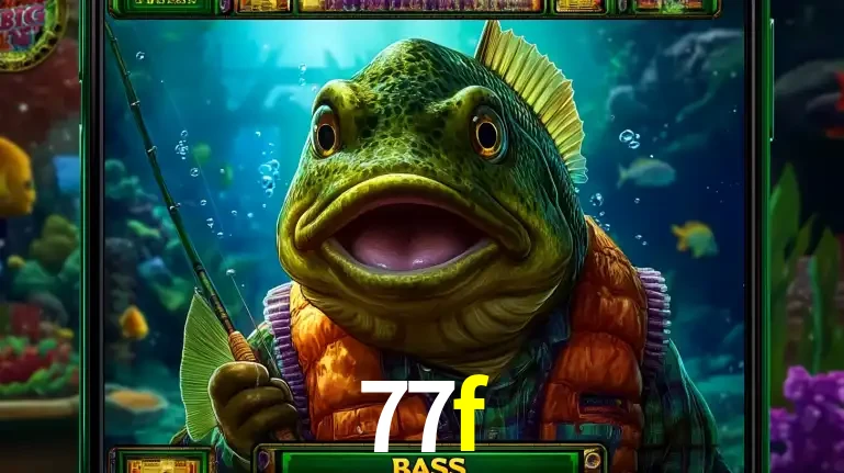 Personagem de peixe pescador do popular jogo de slot com tema de pescaria, uma das emocionantes opções de caça-níqueis para jogar e ganhar no cassino 77f.