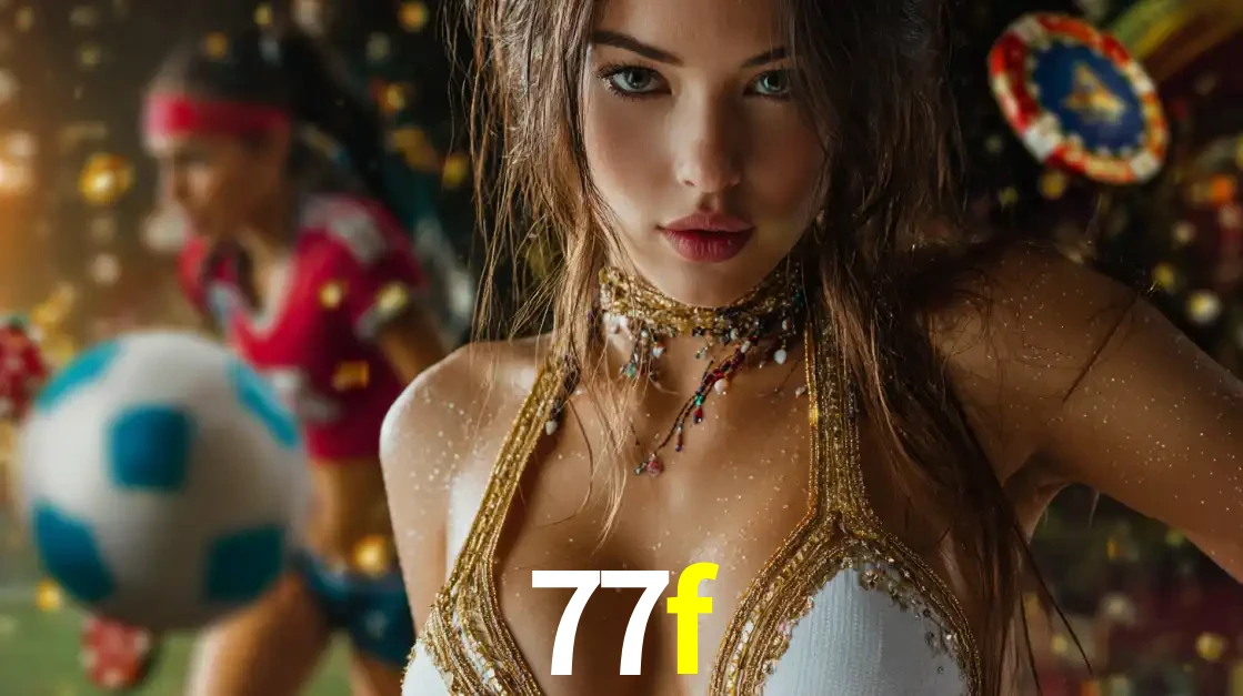 Mulher elegante representando a combinação de glamour e emoção das apostas esportivas, com uma jogadora de futebol ao fundo, destacando a ação no 77f.